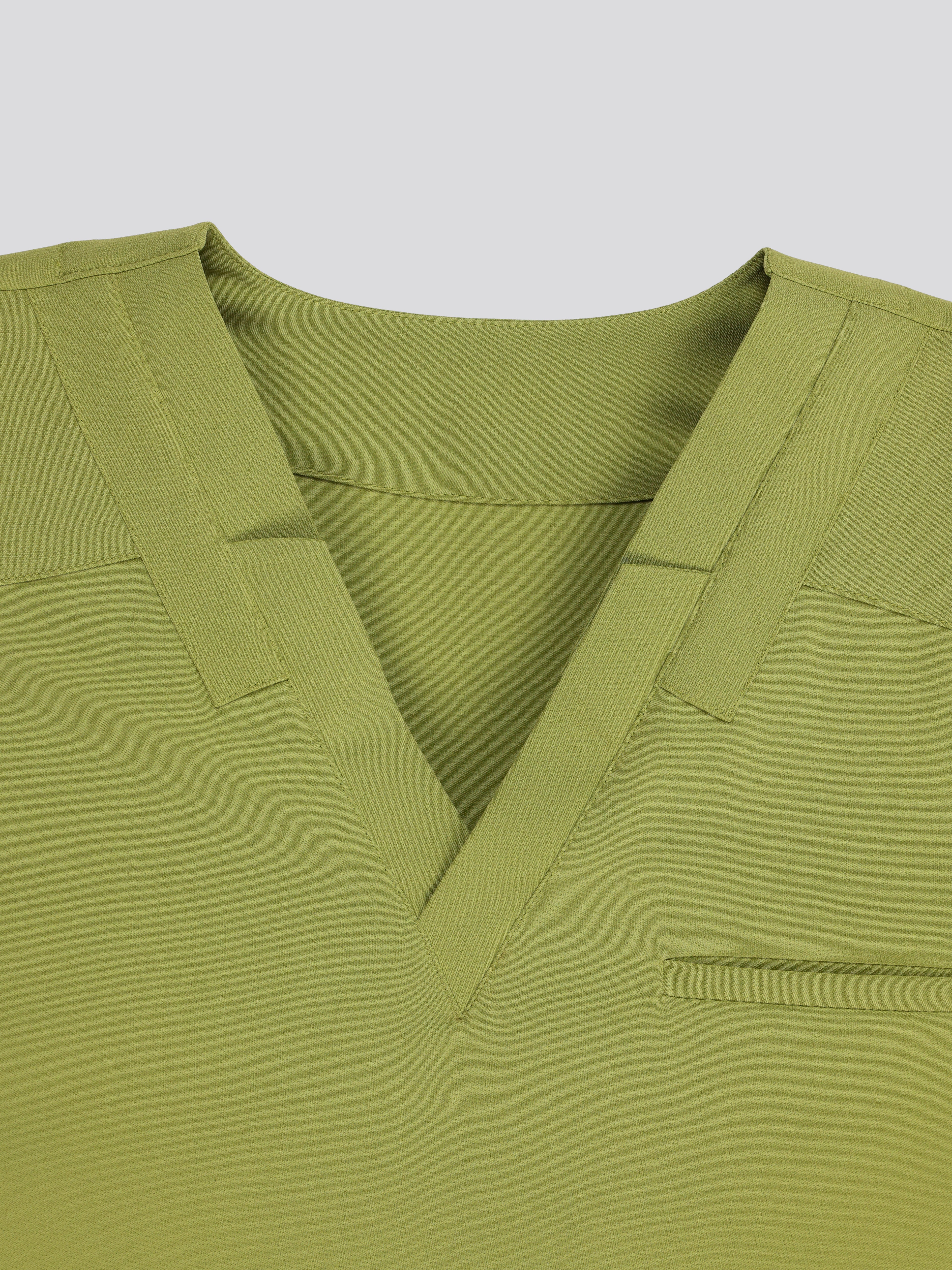 Splet premium scrub top for doctors - Cactus Candy - V-neck collar detail
