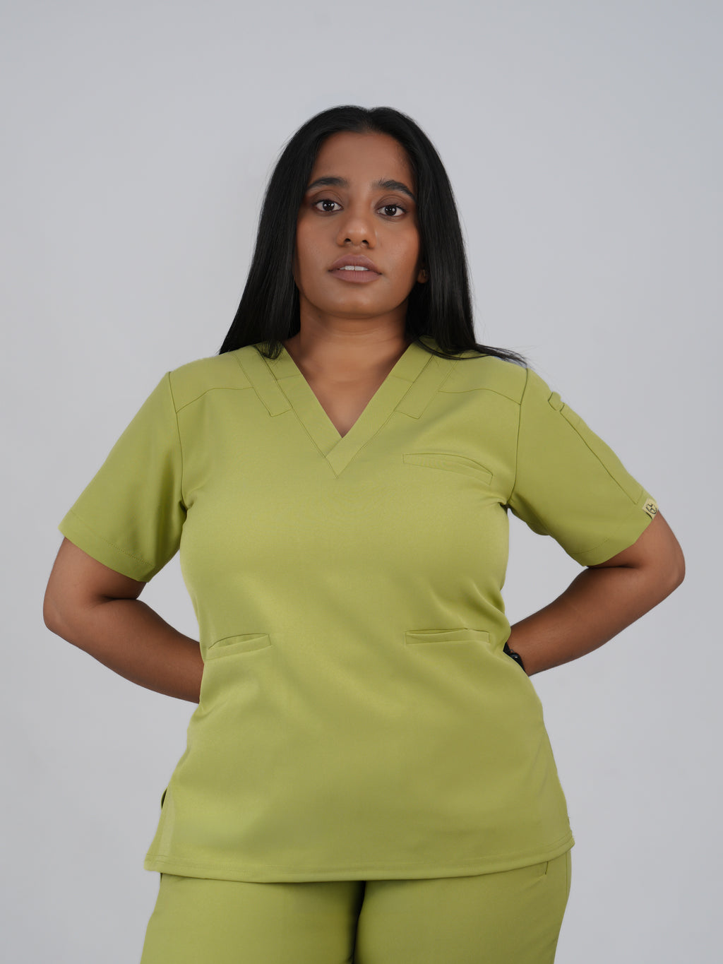 Splet premium scrub top for doctors - Cactus Candy - front view