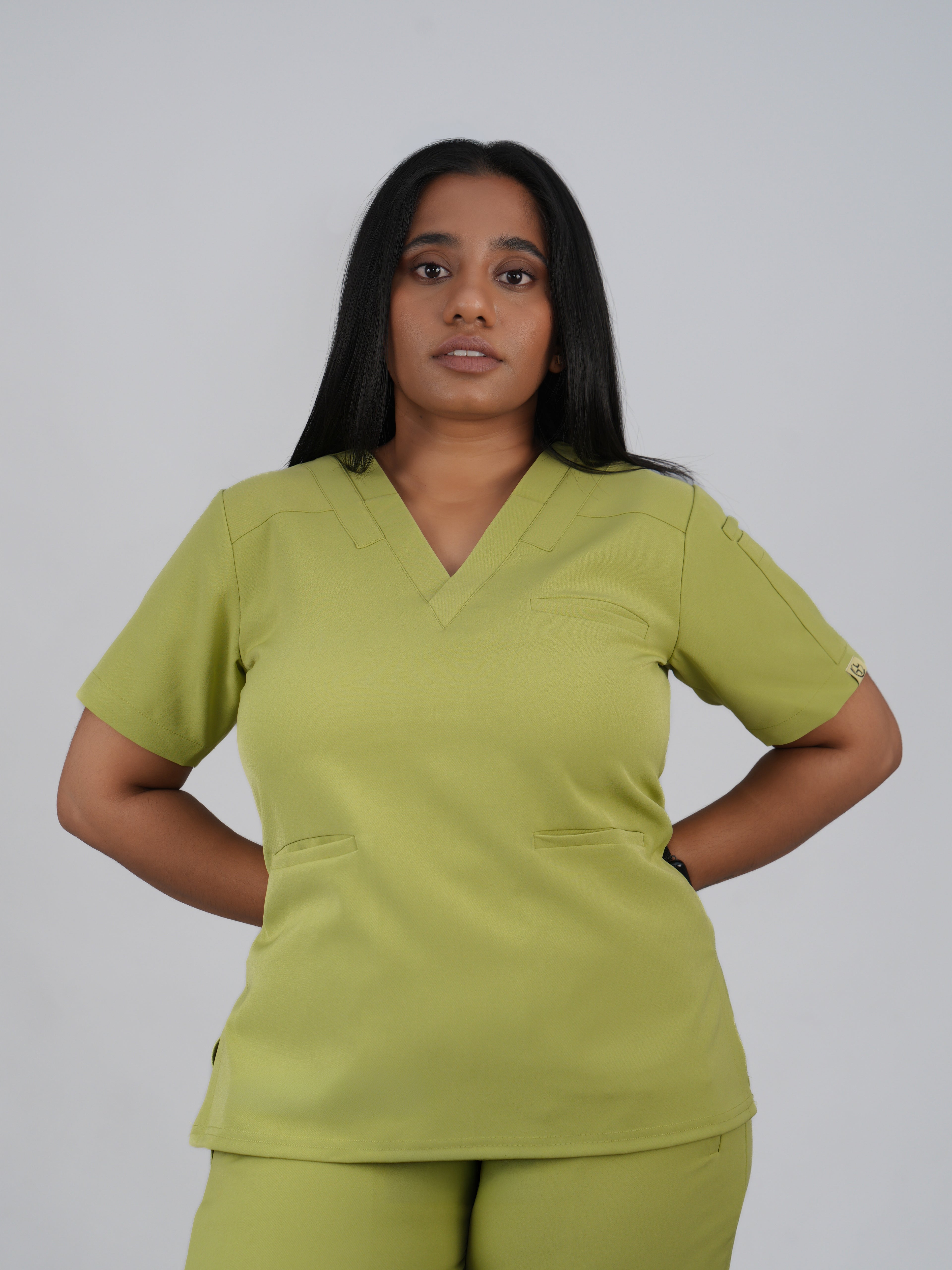 Splet premium scrub top for doctors - Cactus Candy - front view
