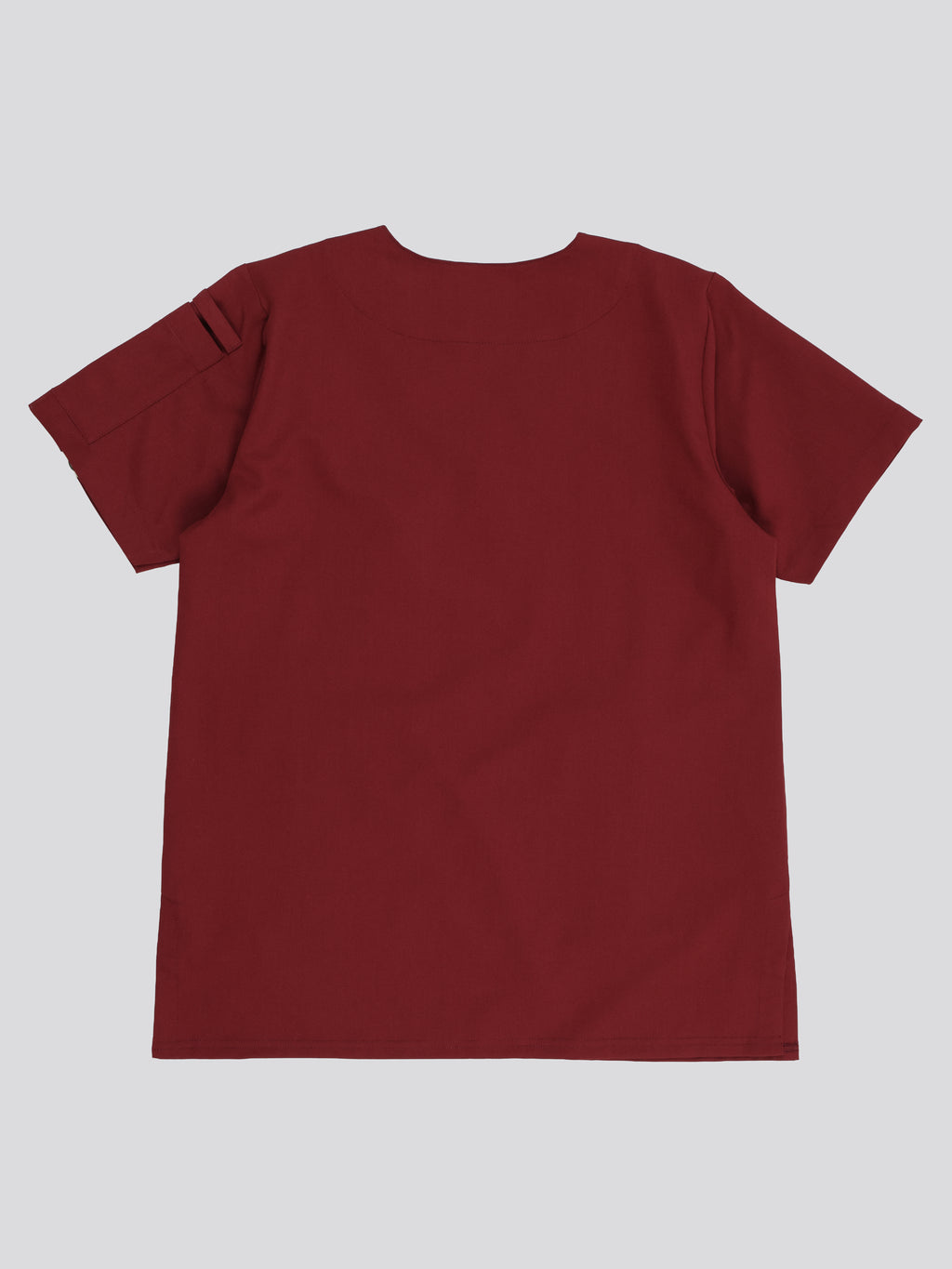 Splet premium scrub top for doctors - Cherry Jam- back view