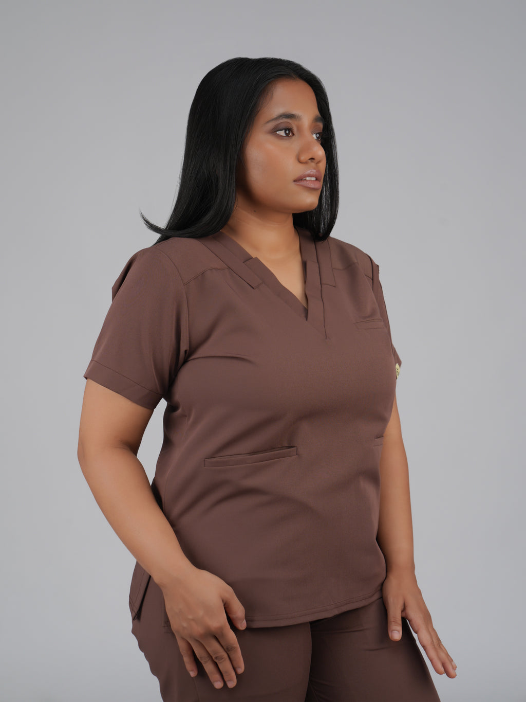 Splet premium scrub top for doctors - Mud Bath - worn on model