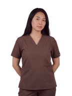 Splet premium scrub top for doctors - Mud Bath - worn on model