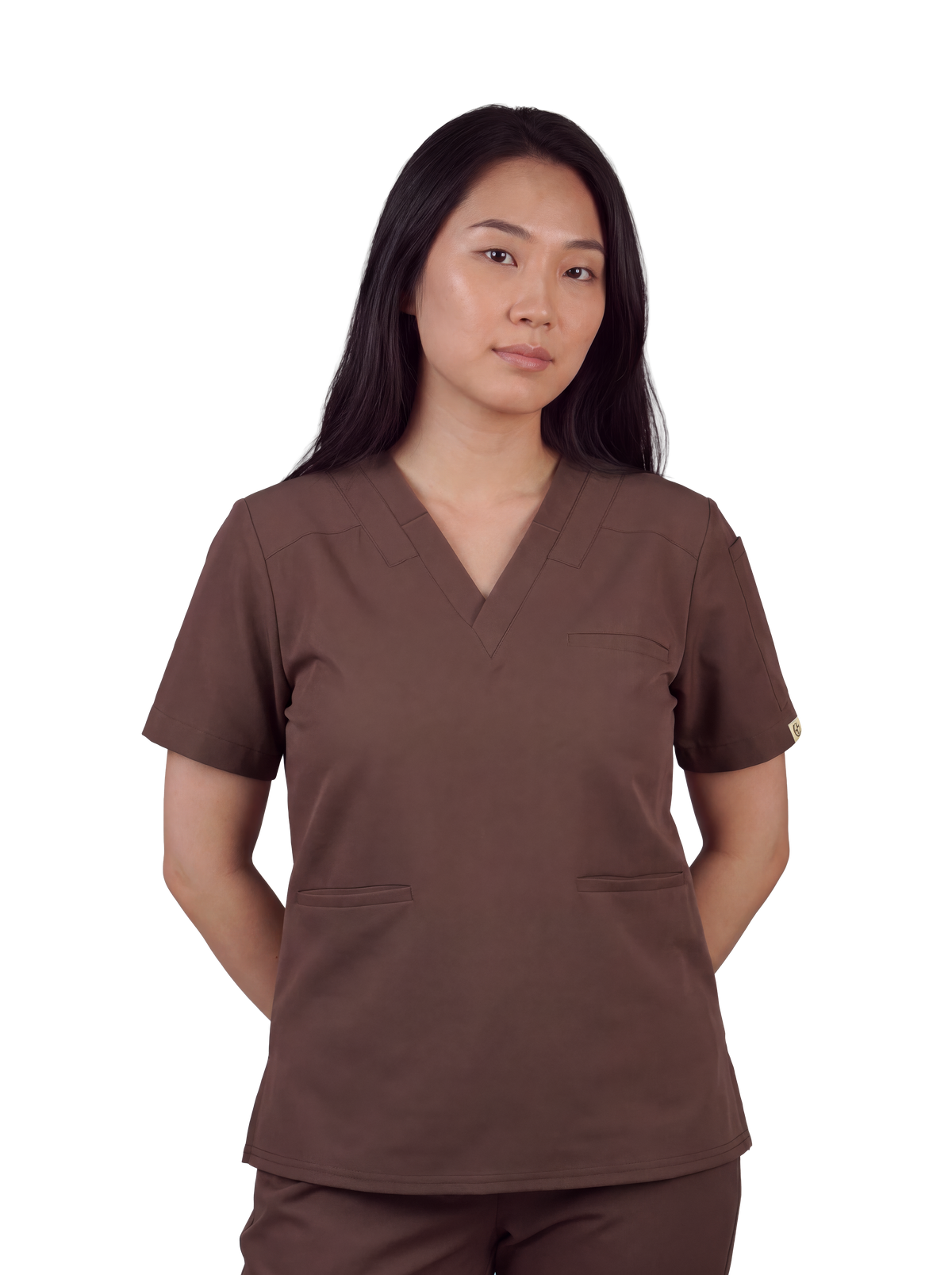 Splet premium scrub top for doctors - Mud Bath - worn on model