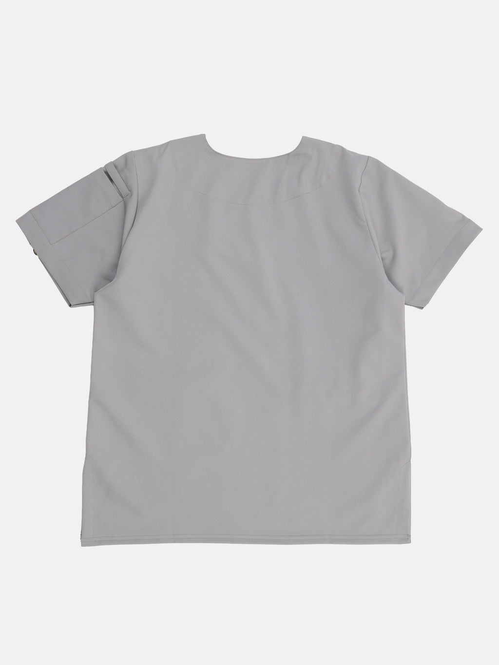 Splet premium scrub top for doctors - Pigeon Ash - back view