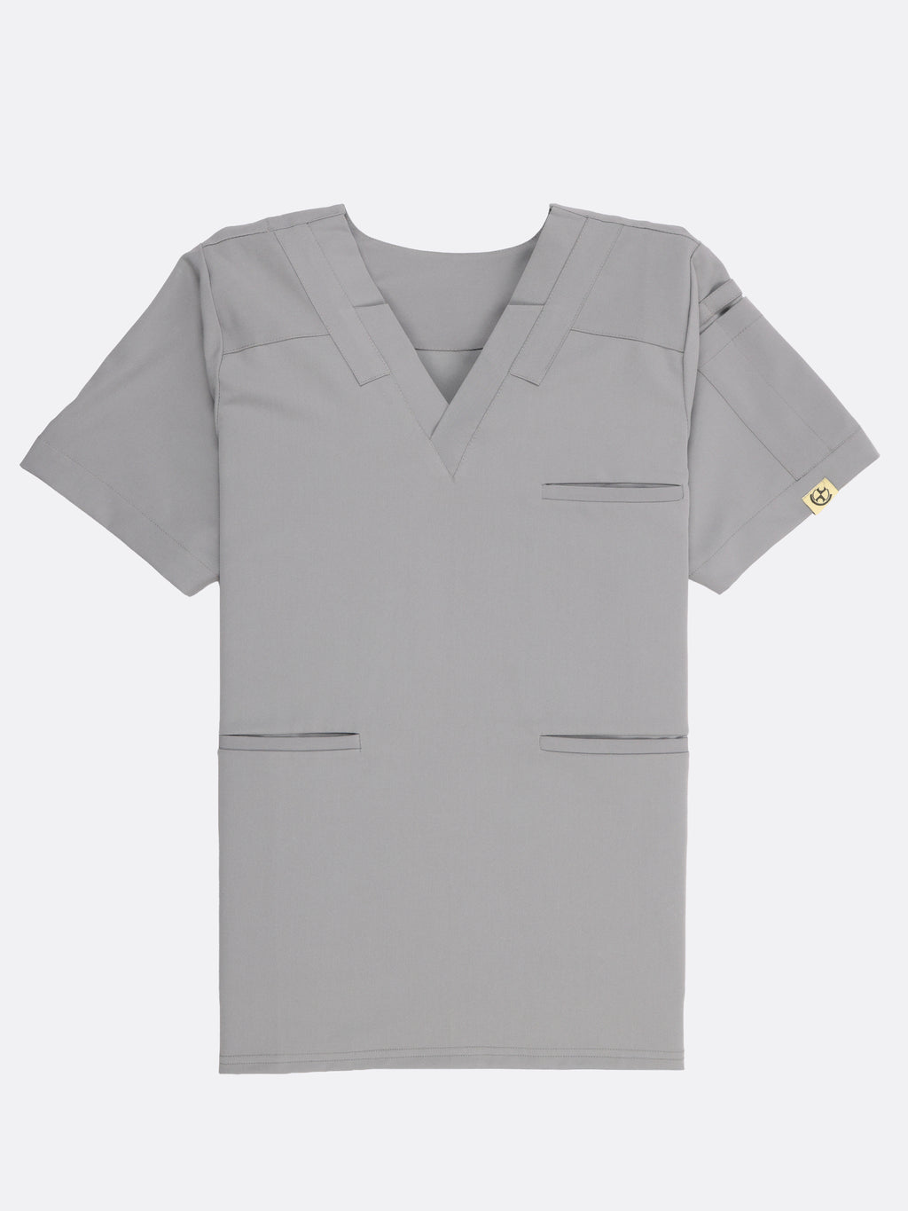 Splet premium scrub top for doctors - Pigeon Ash - flat view
