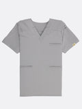 Splet premium scrub top for doctors - Pigeon Ash - flat view