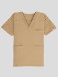 Splet premium scrub top for doctors - Sand Skin - flat view