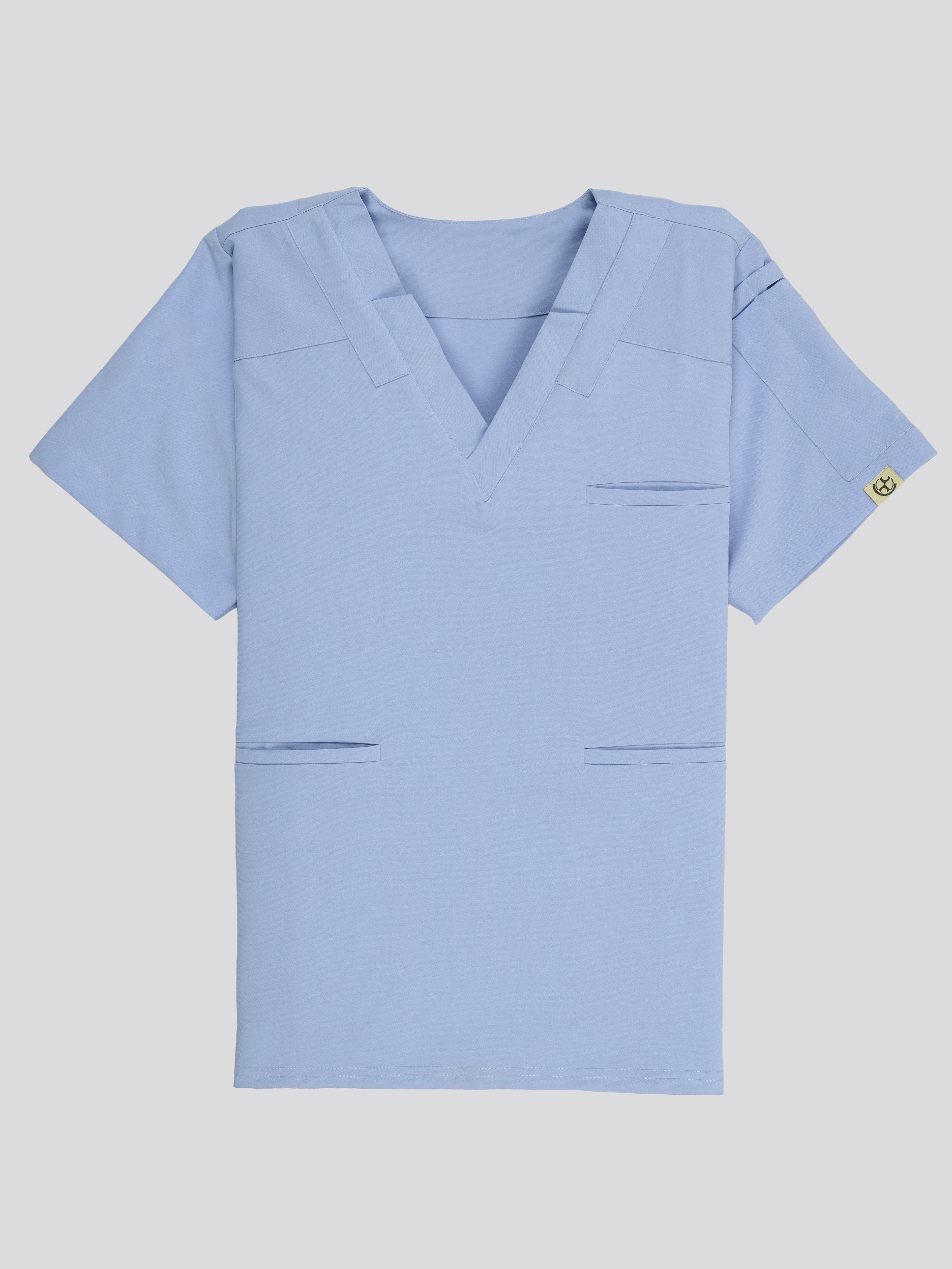 Splet premium scrub top for doctors - Soft Cloud - flat view