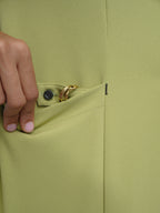 Sqwish premium scrub top for doctors - Cactus Candy - secured accessories loop