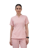 Sqwish premium scrub top for doctors - Unicorn Wing - front view