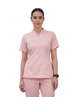 Sqwish premium scrub top for doctors - Unicorn Wing - front view