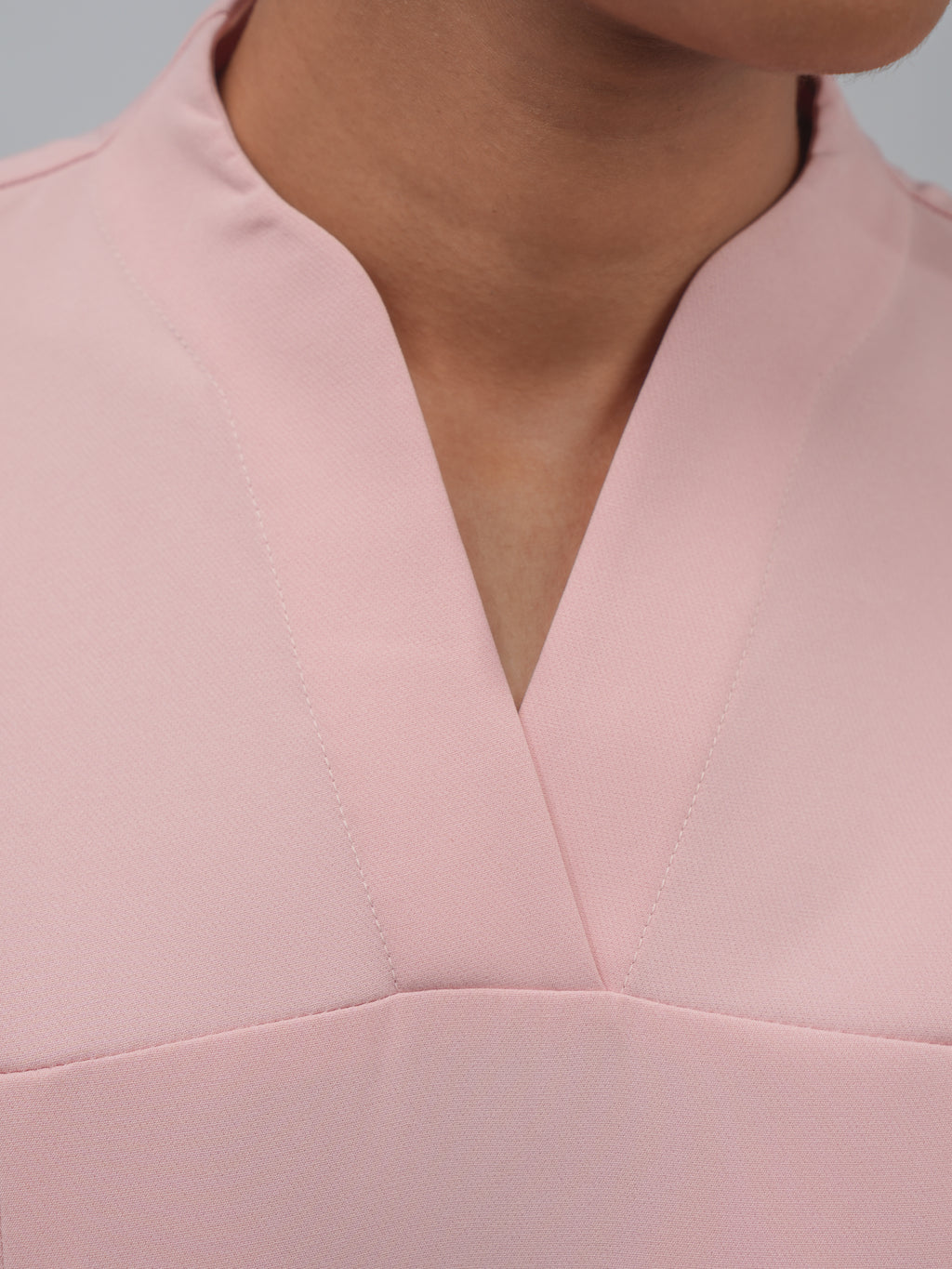 Sqwish premium scrub top for doctors - Unicorn Wing - structured v neck