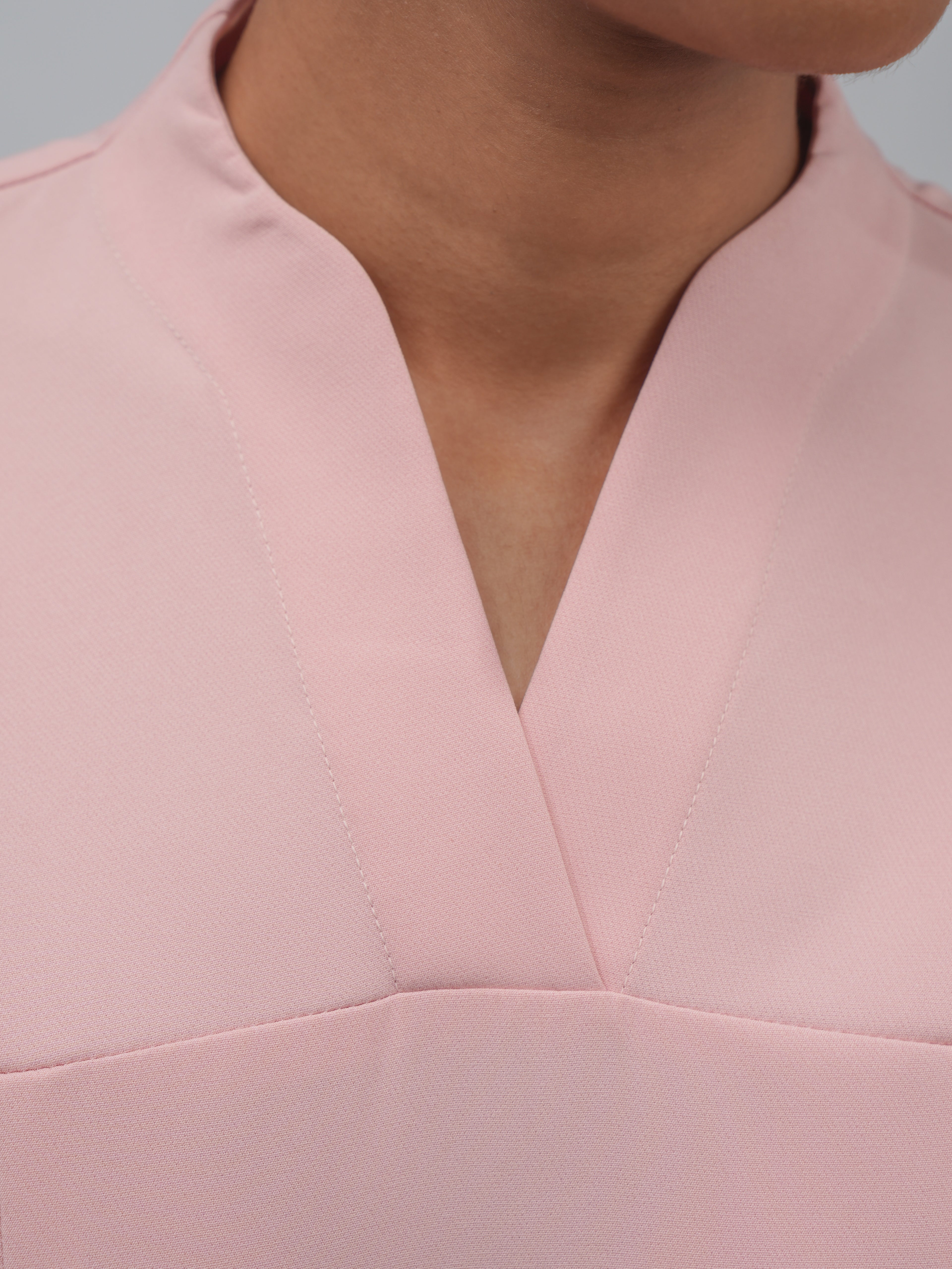 Sqwish premium scrub top for doctors - Unicorn Wing - structured v neck